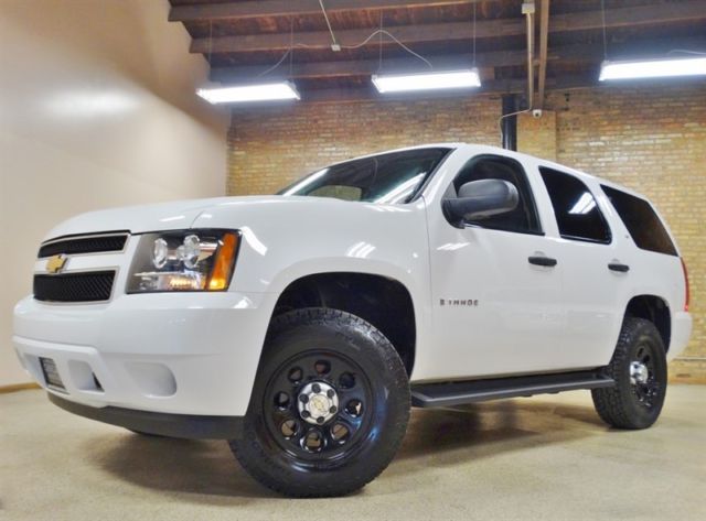 09 Chevy Tahoe 4wd Policewhite 67k Miles 6 Pass Tow Package