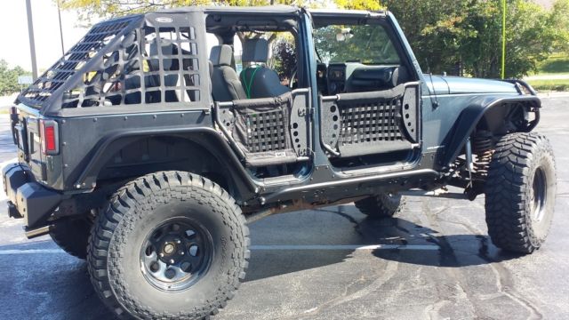 2008 JK Wrangler Unlimited, Custom Lifted Currie Dana 60, 40s, Metal