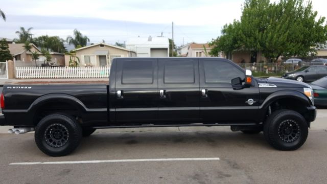 2013 Ford F350 custom 6 door truck platinium stretched limo six F250