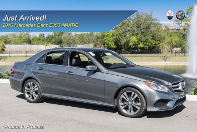 16 Mercedes Benz E Class 50 Miles Selenite Gray Metallic Wddhf8jb7gb3267